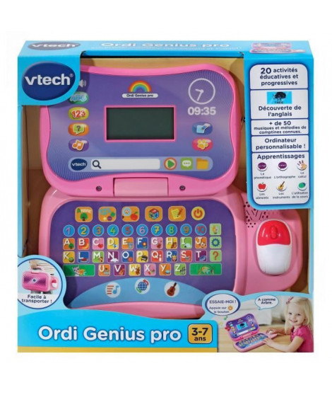 VTECH ORDI GENIUS PRO ROSE