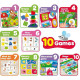 Collection de 10 jeux éducatifs - Carotina Baby - Jeux auto-correctifs - LISCIANI
