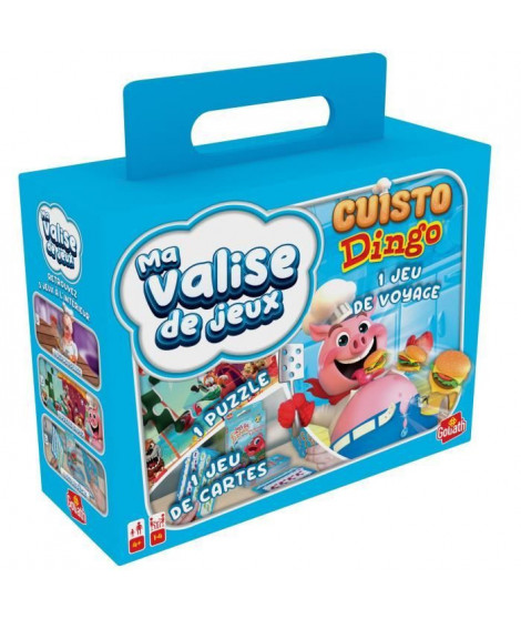 Valisette Multi Jeux 1-Cuisto Dingo Voyage GOLIATH