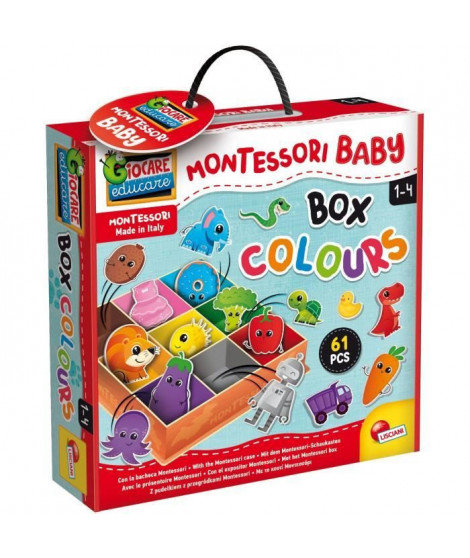 Box Colours - jeux d'apprentissage - basé sur la méthode Montessori - LISCIANI