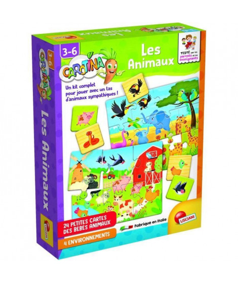 Les Animaux - Carotina - Jeu d'apprentissage - LISCIANI