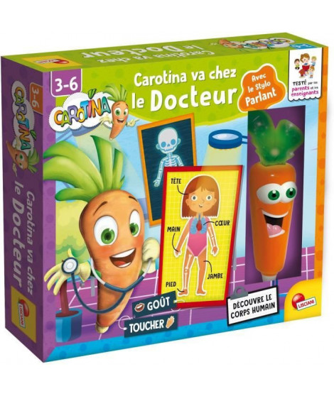 Carotina va chez le docteur - Découvre le corps humain - jeu d'apprentissage - LISCIANI