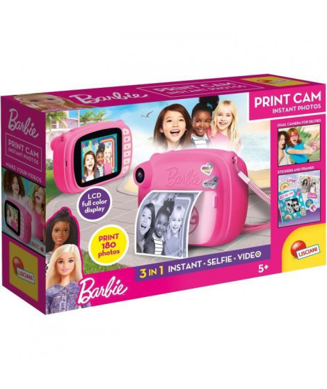 Appareil photo Barbie a impression immédiate - Barbie print cam - LISCIANI