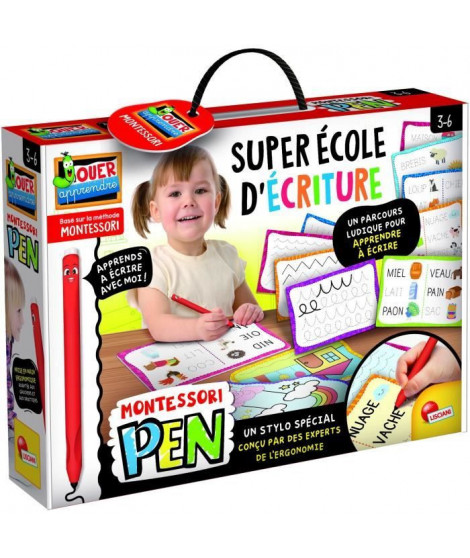 Stylo ergonomique - Montessori Pen Super Ecole d'écriture - LISCIANI