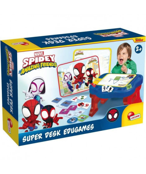 Bureau d'activités avec 10 jeux - Spidey Super desk - Edu games - LISCIANI