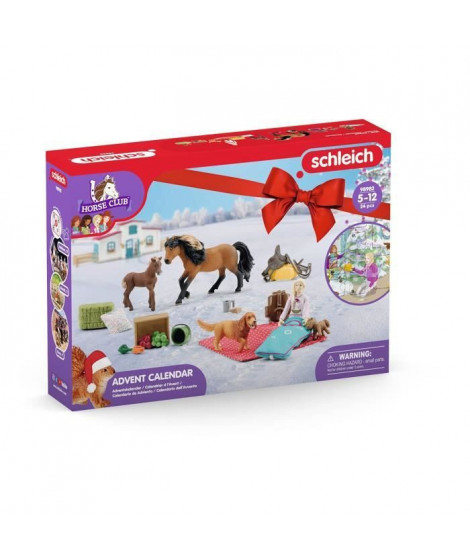 SCHLEICH - Calendrier de l'avent Horse Club 2023 - 98982 - Gamme Horse Club