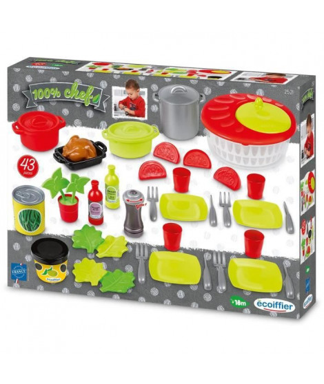 Coffret Cooking - kit de dinette - des 18 mois - Abrick