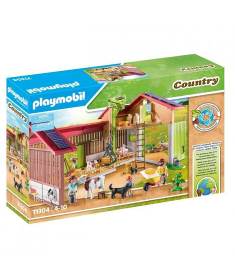 PLAYMOBIL 71304 Ferme avec panneaux solaires - La vie a la ferme