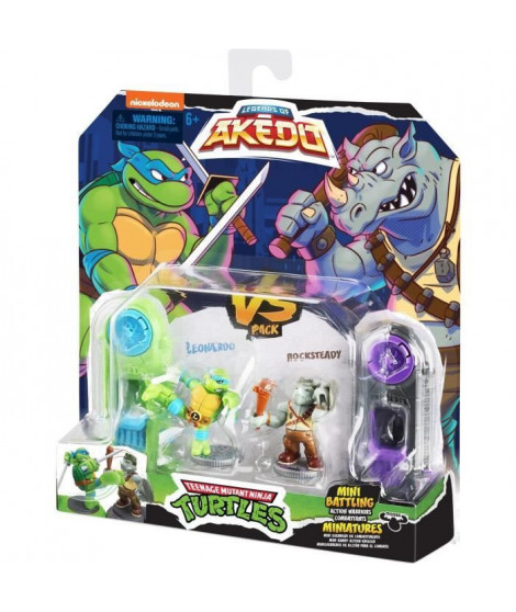 Figurines Leonardo vs Kraang - Akedo - Moose Toys
