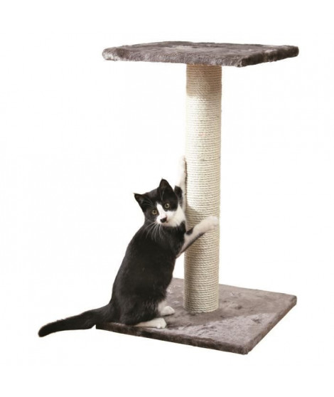 TRIXIE Espejo Arbre a chat Hauteur 69 cm gris platinium peluche et sisal naturel