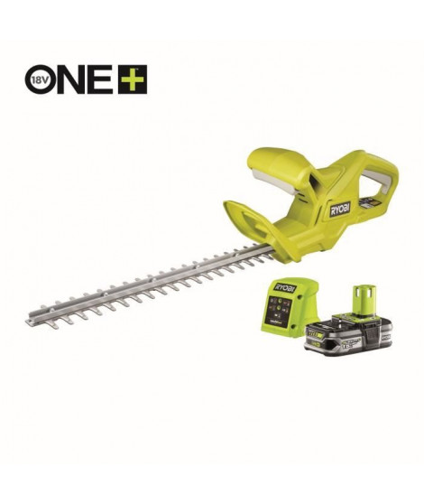 Taille-haies LINEA Ryobi One + RY18HT40A115 - lames 40 cm - écartement 22 mm - 1 batterie lithium+ 18V 1,5 Ah et 1 chargeur 1…