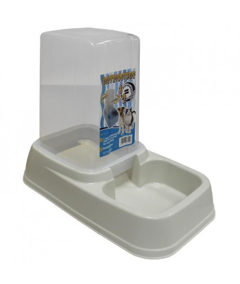 AIME Distributeur 2en1 croquettes et eau - Pour chat et chien