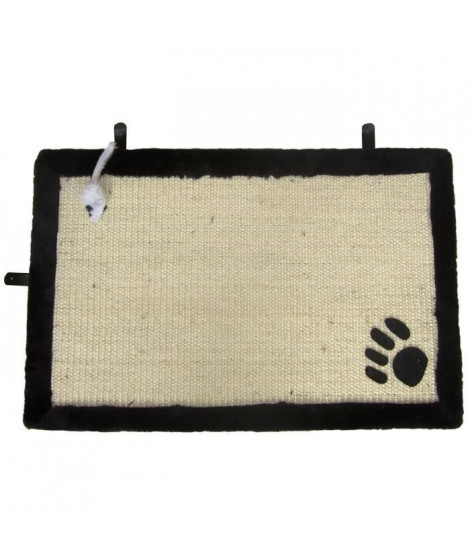 AIME Tapis griffoir avec jouet suspendu - 35 x 55 cm - Pour chat