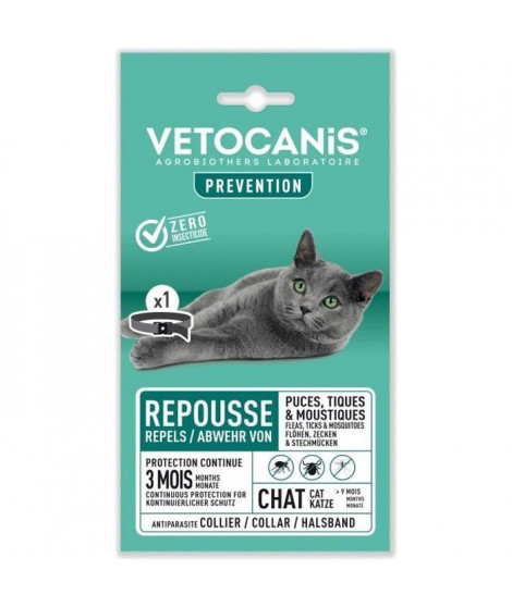 VETOCANIS COLLIER ANTIPARASITAIRE CHAT