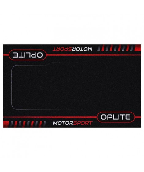 Tapis de sol - OPLITE - ULTIMATE GT - Noir/Rouge