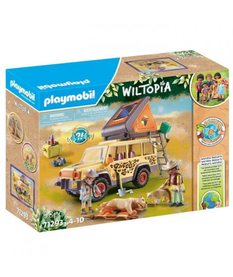 PLAYMOBIL 71293 - Wiltopia - Explorateurs avec véhicule tout terrain