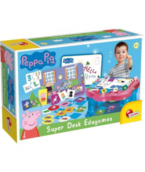 Bureau d'activités avec 10 jeux - Peppa Pig Super desk - Edu games - LISCIANI