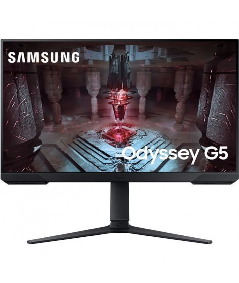 Ecran PC Gamer - SAMSUNG - ODYSSEY G5 S27CG510EU - 27 WQHD - Dalle VA - 1 ms - 165 Hz - HDMI / DP - FreeSync Premium