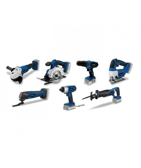 HYUNDAI - HPACK20V7-2 - Pack d'outils 20 V 2 & 4 Ah