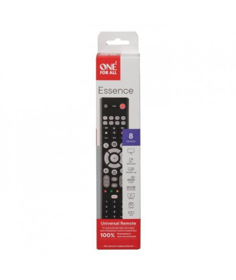 Télécommande universelle ONE FOR ALL - URC1212  Essence Basic TV