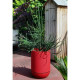 RIVIERA -  pot de fleurs Tulipe - granit D40 - rouge