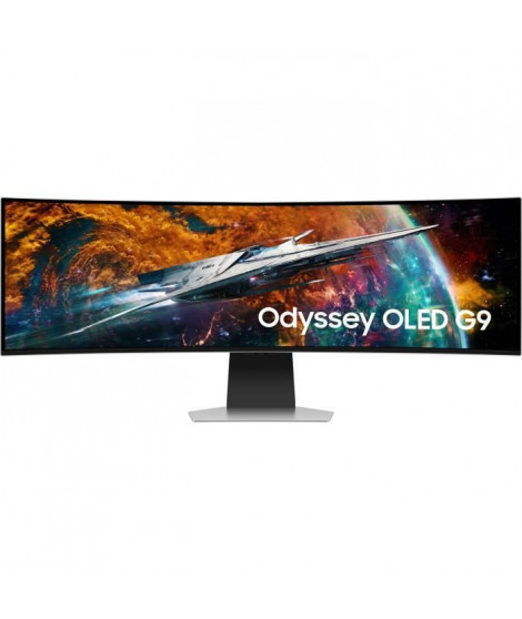 Ecran PC Gamer incurvé - SAMSUNG - ODYSSEY G95SC S49CG954SU - 49 DWQHD - Dalle OLED - 0.03 ms - 240 Hz - HDMI / DP - Smart