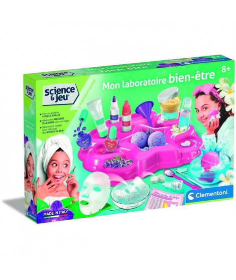 Clementoni - Sciences et Jeu - Mon laboratoire bien-etre - Fabriquer soi-meme ses produits de beauté