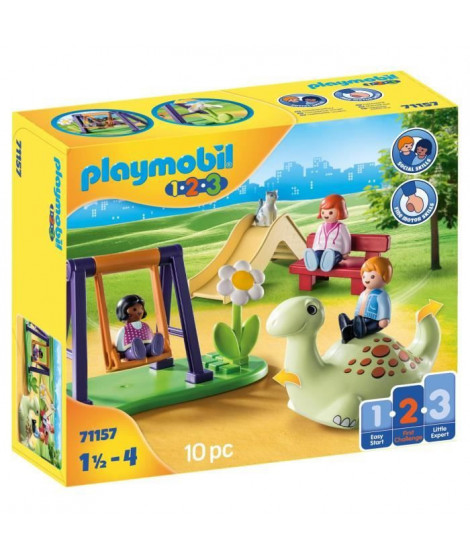 PLAYMOBIL - 71157 - PLAYMOBIL 1.2.3 -  Aire de jeux