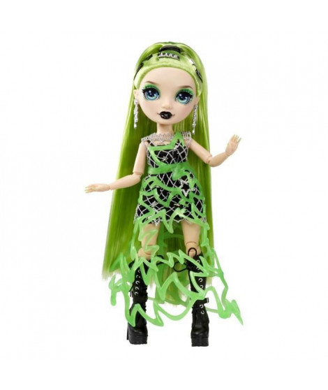 Rainbow High Tentpole PR Theme Doll - GREEN - 1 robe de Gala et 1 tenue decontractée + accessoires et carnet de croquis