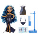 Rainbow High Tentpole PR Theme Doll - BLUE - 1 robe de Gala et 1 tenue decontractée + accessoires et carnet de croquis