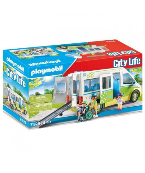 PLAYMOBIL 71329 Bus scolaire- City Life - L'école - Aimer apprendre Univers scolaire