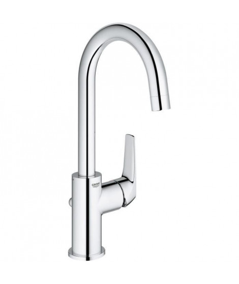 Robinet salle de bains - GROHE Start Flow - Mitigeur monocommande - Taille L - Chromé - Economie d'eau - 23811000