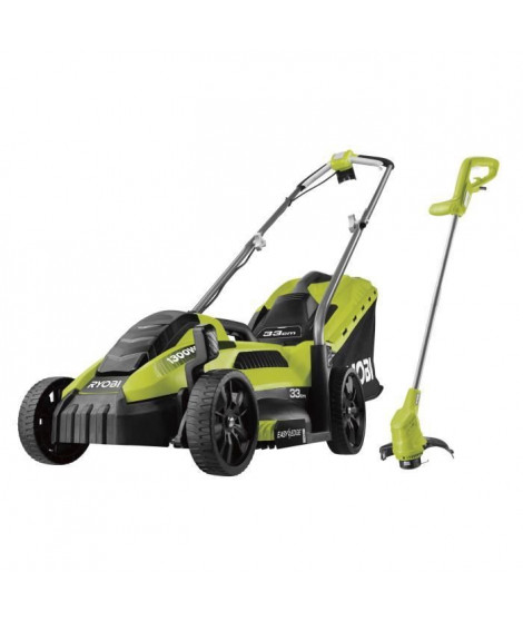 Duo Tondeuse RLM13E33S + Coupe-bordures RLT2925 RYOBI