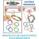 Bandai - Rainbow Loom Original  Fabrication de bracelets - Métier a tisser avec 600 élastiques - ?CD00001