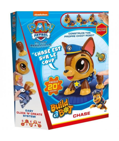 Build A Bot Paw Patrol  - Robot Pat Patrouille Chase - GOLIATH