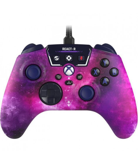 Manette de jeu filaire - TURTLE BEACH - REACT-R - Nebula - Xbox & Windows