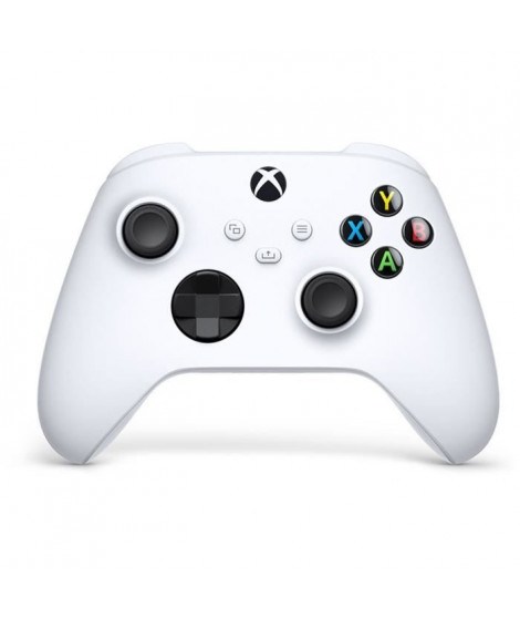 Manette Xbox Series sans fil nouvelle génération  Robot White  Blanc  Xbox Series / Xbox One / PC Windows 10 / Android / iOS