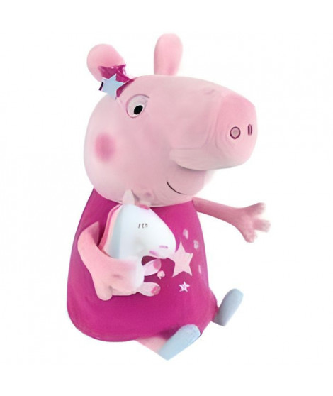 PEPPA PIG Peluche Avec Mascotte Pour Enfants - 30 cm