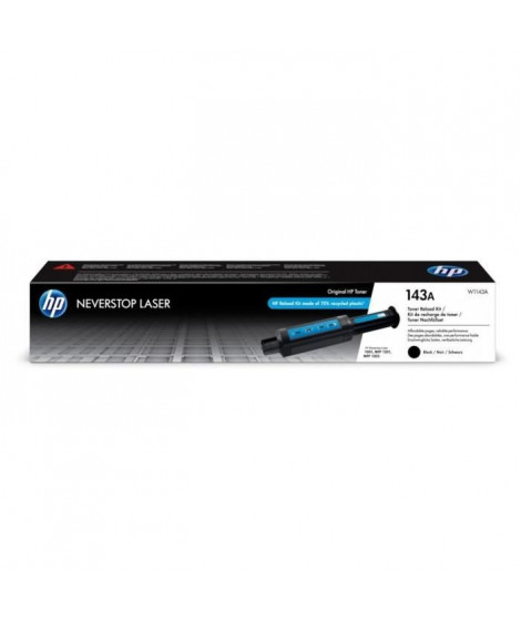 HP 143A Kit de recharge de toner noir Neverstop authentique (W1143A) pour HP Neverstop 1000/1200 series