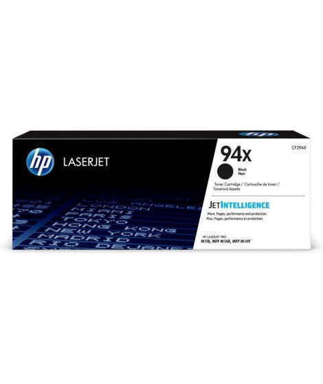 HP Cartouche toner 94X - Noir - Laser - 2800 pages - 1 boîte