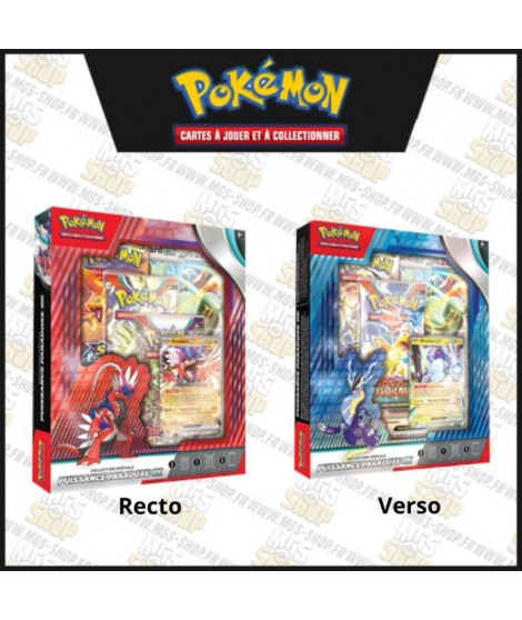 Pokémon - Coffret Double EX - Exclusivité 2023 - EV03 - 5 Boosters et autres cartes