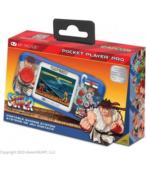 Pocket Player PRO - Super Street Fighter II - Jeu rétrogaming - Ecran 7cm Haute Résolution