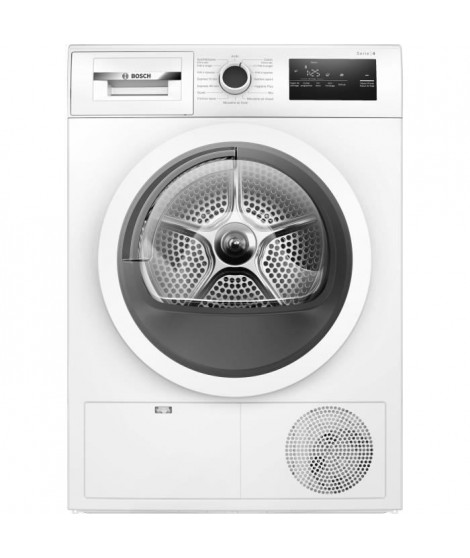 Seche-linge condensation BOSCH WTN85V08FR SER4 - 7 kg - Induction - L60cm - Classe B - Blanc