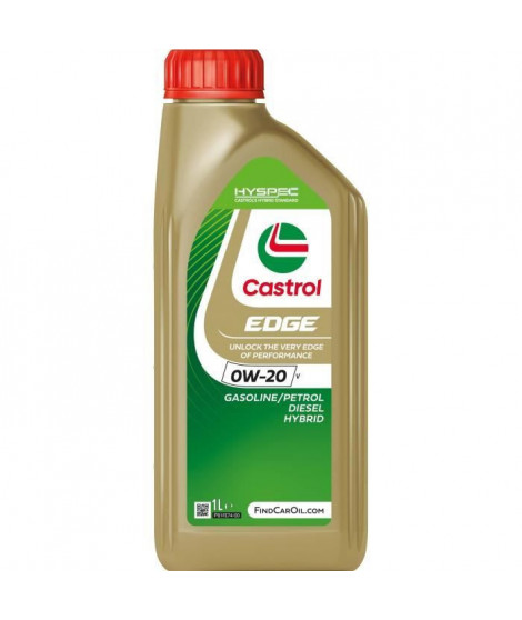 Huile moteur - CASTROL - EDGE 0W-20 V - 1L