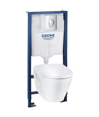Solido Kit d'installation complet pour WC suspendu - Hauteur 1,13m - GROHE - 39583000