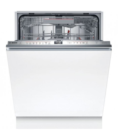 Lave-vaisselle tout intégrable BOSCH SMV6EDX00E SER6 - 13 couverts - Induction - L60cm - 42dB - Classe B - Blanc