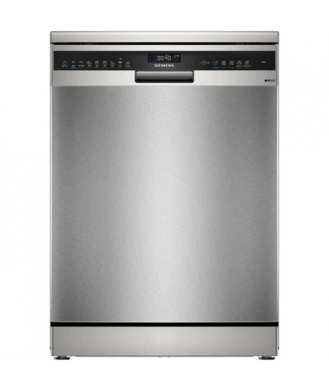 Lave-vaisselle pose libre SIEMENS SN25EI11CE iQ500 - 14 couverts - Induction - L60cm - 42dB - Gris Inox