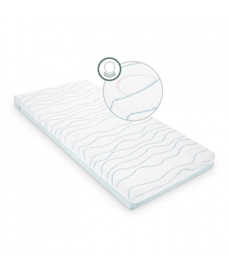 BABYMOOV Matelas Cosy'Lite Ergonomique, anti-tete plate, respirant, 70x140 cm