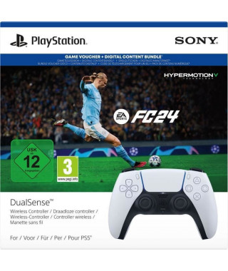 Manette PS5 DualSense + EA SPORTS FC24 (code dans la boite)