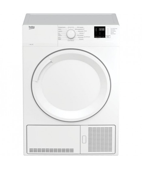 Seche-linge BEKO SLCS09W3 - 9 kg - L60cm - Classe B - Blanc